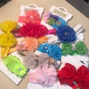 New 12 Miscellaneous Child Stretch Headbands